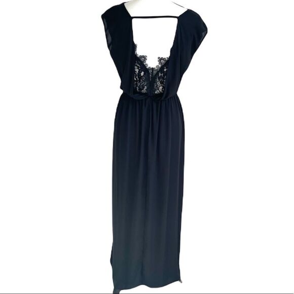 Asos Midi Lace Back Sleeveless Dress - Picture 1 of 8